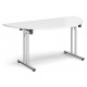 Deco Folding Leg Semi-Circular Meeting Room Table